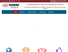 Tablet Screenshot of esaar.com